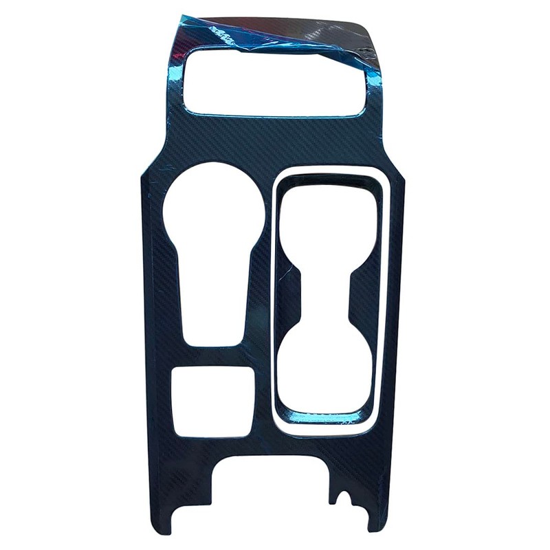 ruihe Carbon Fiber Pattern Car Gear Shift Knob Console Panel