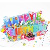 Favour Pop Up® - 3D Glückwunschkarte zum runden 18. Geburtstag.