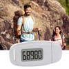 3D Sensor Pedometer Step Counting Device with Blue Backlight Clip-on