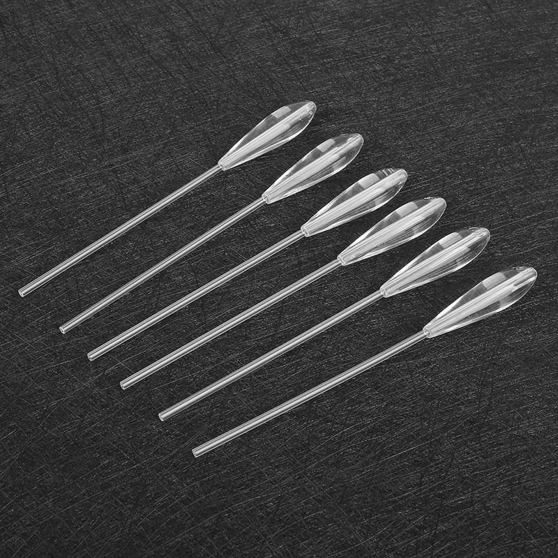 6Pcs Acrylic Large Sinking Floats Fishing Accessory Ecofriendly Transparent White(20g