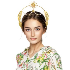 scicent 33907 Crystal Headband Faauen Rose Gold Star Hair Band Rhinestone Glitter Headband for Women Hair Accessories for Girls Party Decoration Elegant Hair Accessories