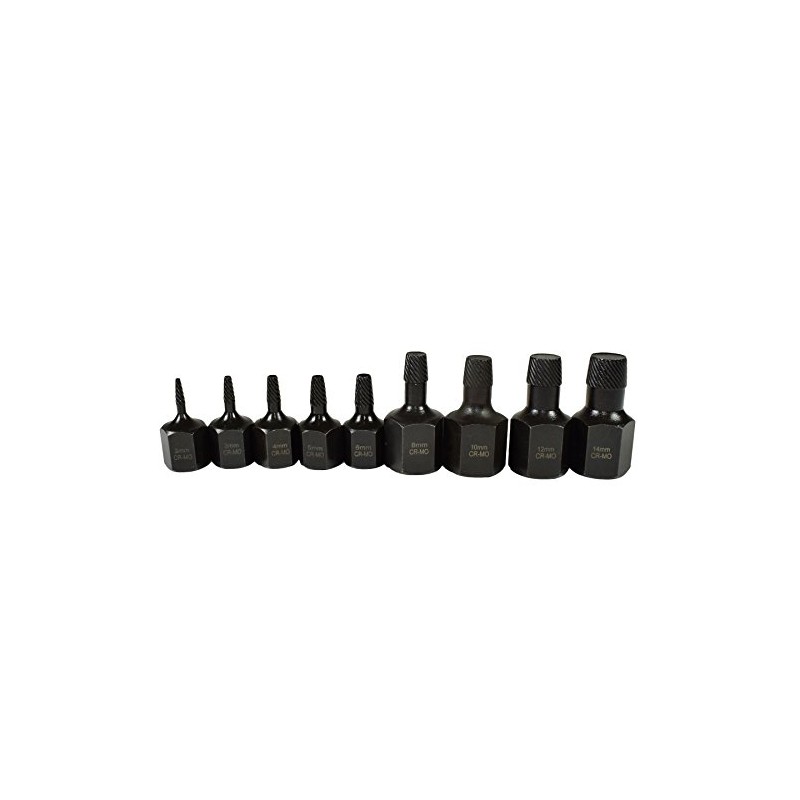 3/8" 1/2" Drive Screw Stud Spiral Extractor Remover Removal Set