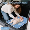 Diaper Changing Pads for Baby, Portable Change Mat, 3Layers Waterproof