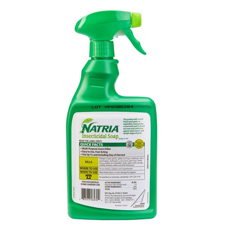 Natria Insecticidal Soap, Ready-to-Use Garden Bug Treatment, Insect Killer for