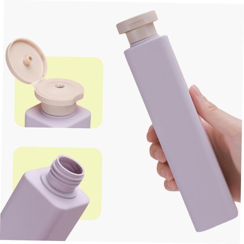 OHPHCALL 3pcs Travel Bottles Refillable Squeezable Containers Leakproof Shampoo Conditioner