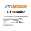 FitPowders L-Theanine Powder, 100% Pure L Theanine Powder Bulk Supplement,
