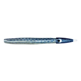 C&H, Wahoo Whacker, Blue/Silver-White Skirt, 6 oz / 170 g 12.5 in / 31.75 cm