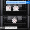2 Pack Oven Thermometer 50-300C/100-600F, Instant Read Stainless Steel Kitchen