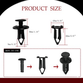 35 PCS Engine Under Cover Splash Shield Guard Body Bolts, Bumper Fender Liner Push Retainer Fastener Rivet Clips, Bumper Clips Extruded U-Nuts Kit Fit for Nissan 350z 370z Infiniti G35 G37 FX35 FX45