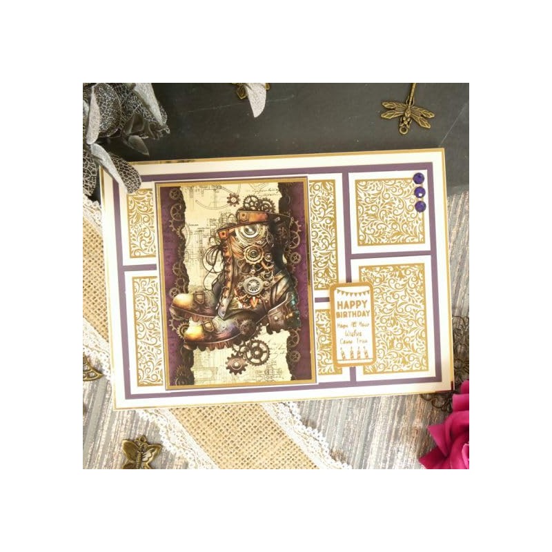 Hunkydory Crafts Stunning Steampunk Pocket Pad