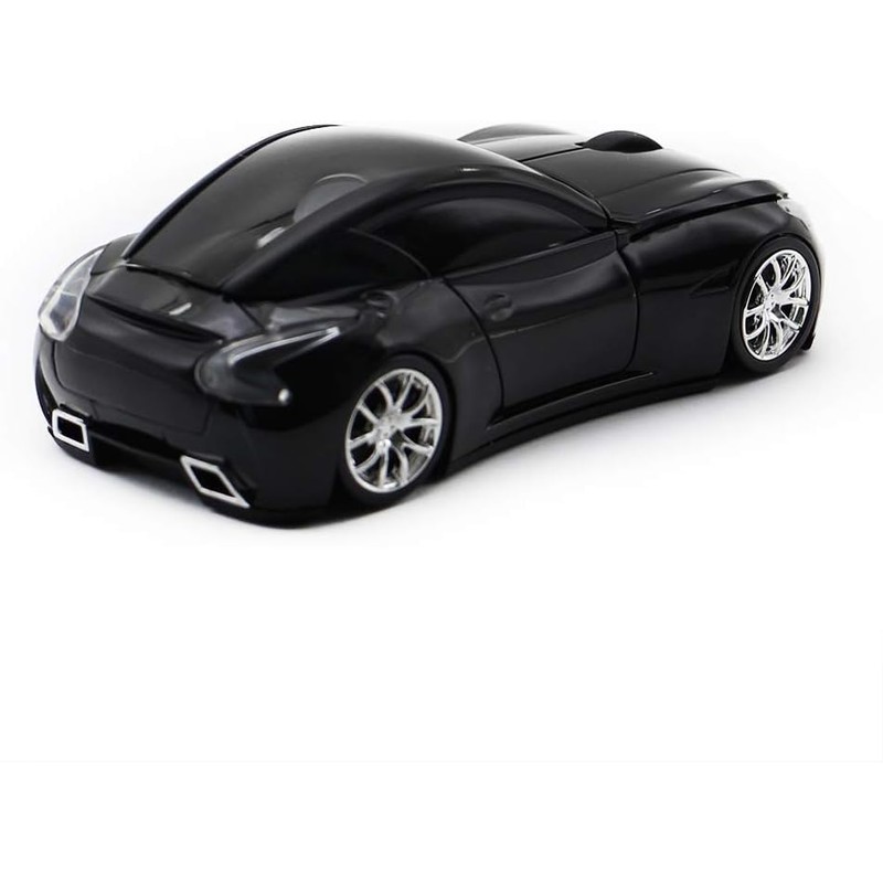 Certified Race Car Wireless Mouse Sports Car Shaped 2.4GHz LED