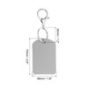 [PATIKIL] Leather Key Chain PU Leather Keychain with Key Ring