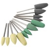 Dental Silicone Rubber Polisher Grinding Head Stainless Steel Shank Dental