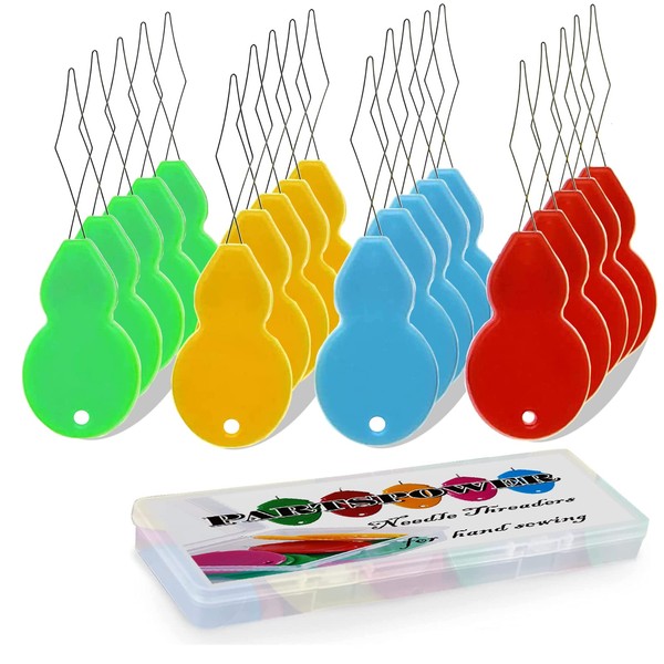 20 Packs Sewing Needle Threader Tools Loop Wires Threaders for
