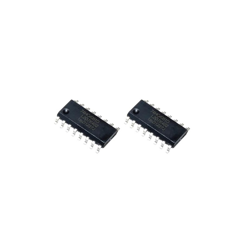 74HC4051D 74HC4051 SMD SO-16 Analogue Multiplexer Pack of 2