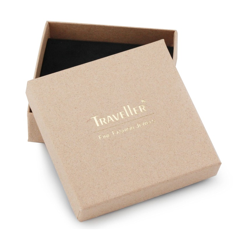 Traveller Clip On Earrings, Titanium