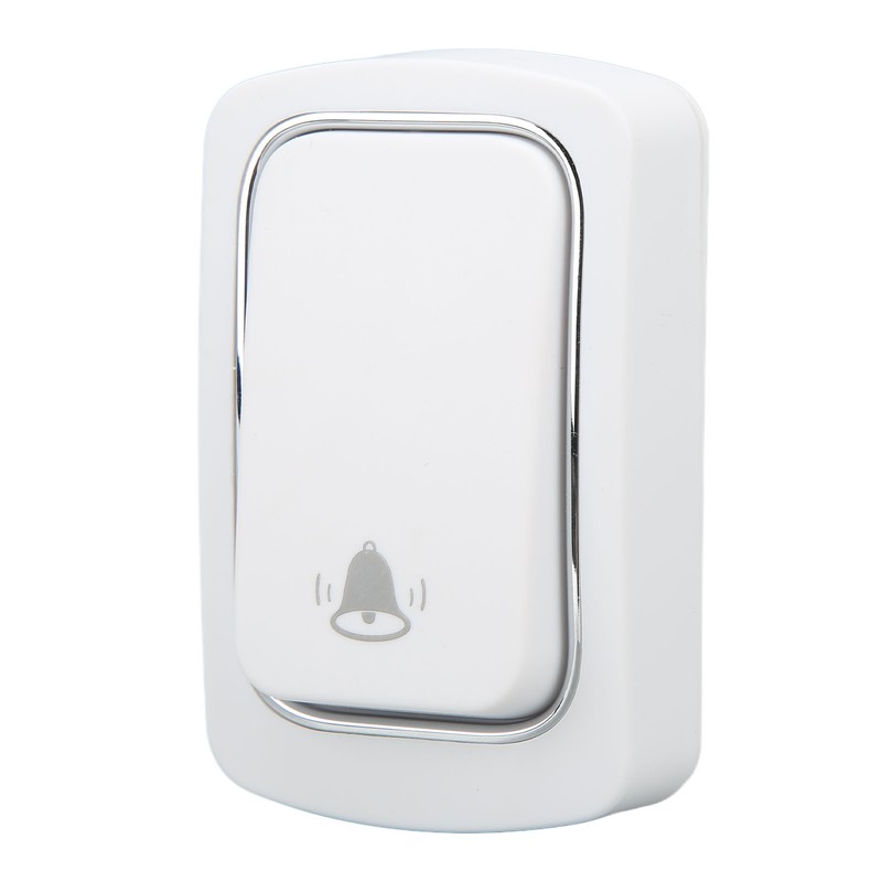 Self Powered Doorbell Set 2 Transmitter Long Range 38 Ringtones
