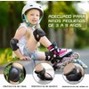 Bebeay Protecciones Patines para Bicicleta Niños, Juego de Rodilleras +