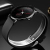 LIGE Men's Casual Watch Ultra-thin Quartz Silicone Strap Waterproof Wrist