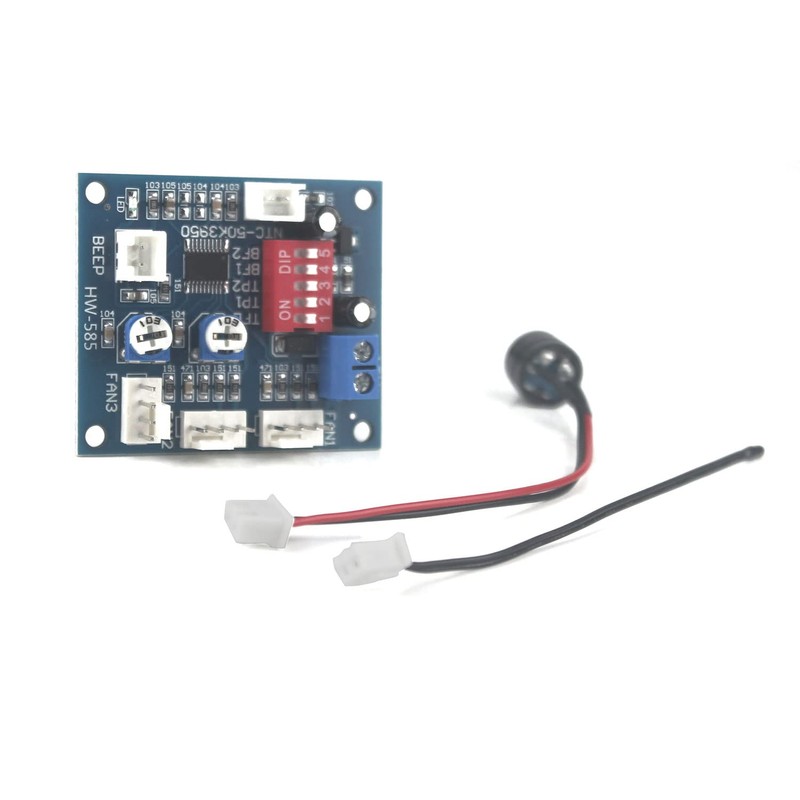 Taikuwu PC Fan Governor, DC 12V Four Wire Thermostat PWM
