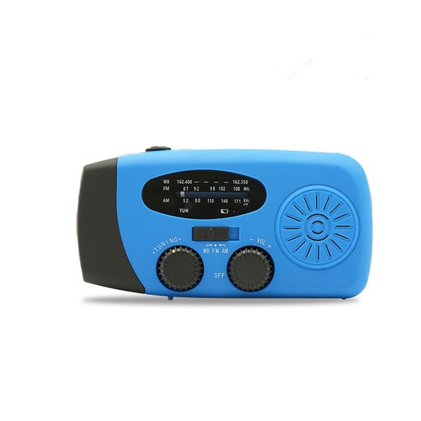 2000mAh High Capacity Rechargeable Radio Solar Emergency Hand Crank Radio