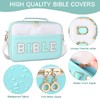WOBANGEM Bible Cover Case for Women,Large Leather Bible Cases Christian