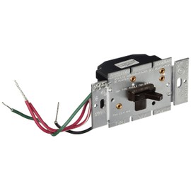 Lutron Toggler Fan Control, Single-Pole, AYFSQ-F-BR, Brown