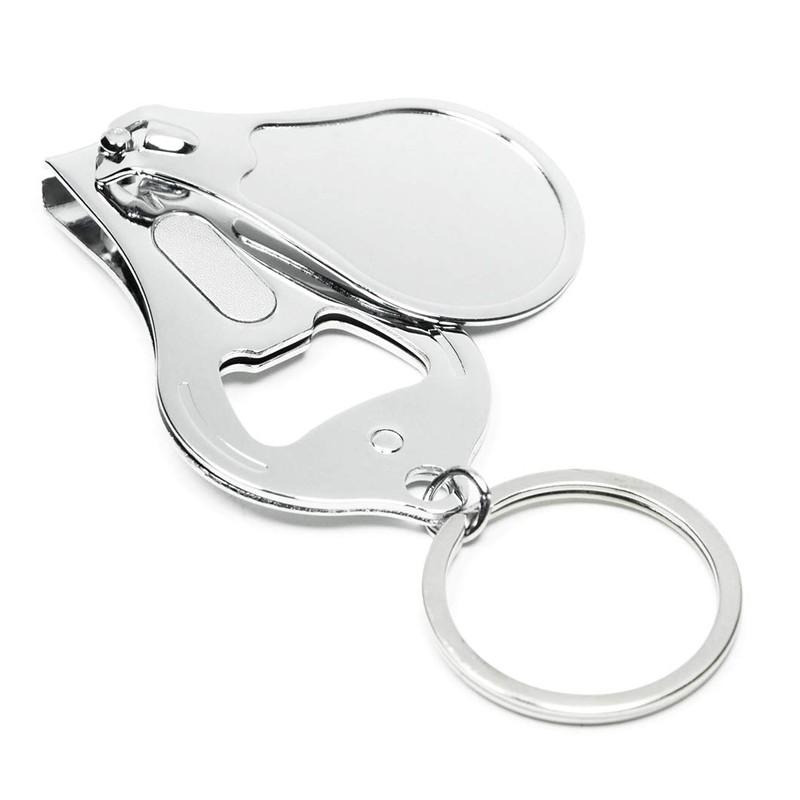 Elechobby Zinc Nail Clipper Bottle Opener Keychain