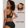 Gailife Womens V Mesh Wireless Bras Comfortable Supportive Bralettes No