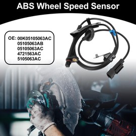 Partuto ABS Wheel Speed Senor Kit No.4721563AC/5105063AC/K05105063AB Rear Left ABS Sensor Set for Dodge Caliber 07-12 for Jeep Compass Patriot 07-17 for FWD