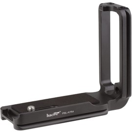 Haoge PSL-A7R4 L Bracket for Sony a7r5 α7R V A7R4 a7riv a7r4 a7rm4 A9rm4 A9ii E-Mont Camera Integrated Metal Arca Style Compatible Quick Release Plate
