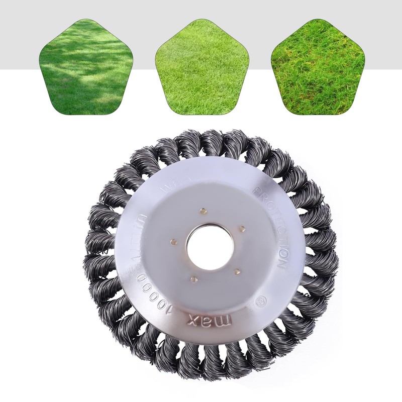 6 Inch Rotary Weed Brush, Grass trimmers Strimmer Head,Weed Eater