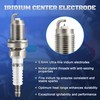 Iridium Spark Plugs 6 Pack Compatible with Honda Odyssey V6