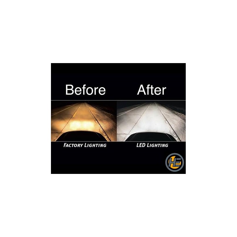 Headlight Experts H5006 LED 5.75" Round Dual Beam Glass Sealed