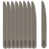 Lucanus Autumn full color long-lasting domestic double-sided nail file 180 grit, 10 pieces, khaki gray / 루카너스 어텀 풀컬러 오래가는 국산 양면 네일파일 180그릿, 10개, 카키그레이