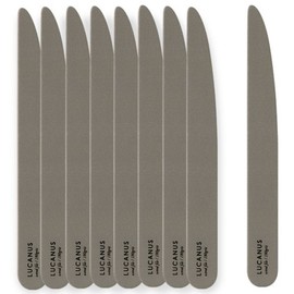 Lucanus Autumn full color long-lasting domestic double-sided nail file 180 grit, 10 pieces, khaki gray / 루카너스 어텀 풀컬러 오래가는 국산 양면 네일파일 180그릿, 10개, 카키그레이
