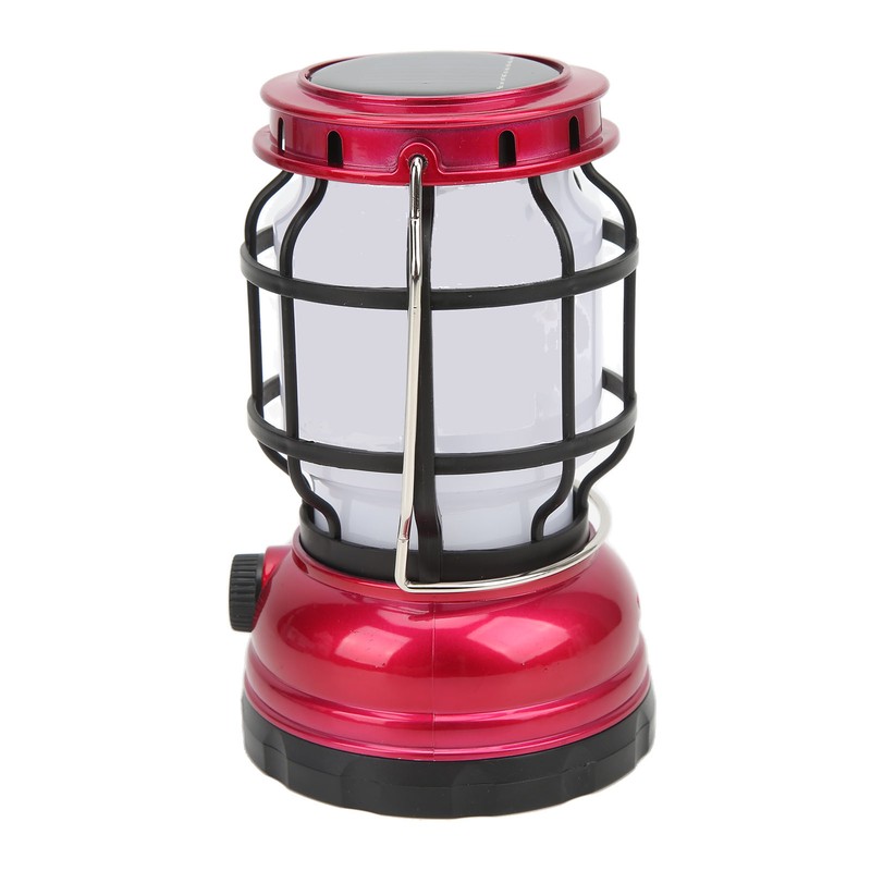 LED Camping Lantern USB Rechargeable Solar Powered Camping Light for