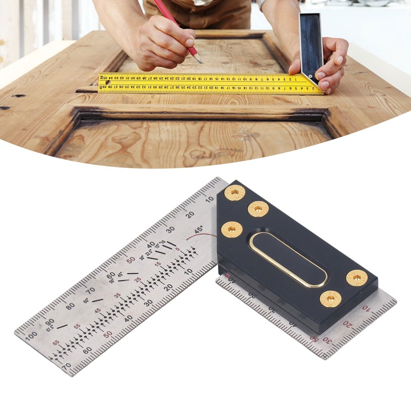 L Measurements Ruler Stainless Steel High Accuracy Carpenter Square Framing
