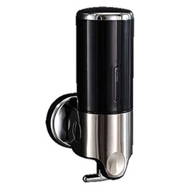 Stylish Design Shampoo Soap Dispenser, if changing 袋口 Closure Clip with Wall Wall Hanging Single Black AM – 452