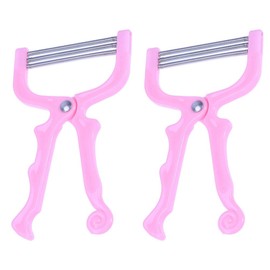 2Pcs Manual Facial Hair Remover Spring Epilator for Women Eyebrow Epilator Hair Remover for Chin, Upper Lip, Women Mustache，and Cheek