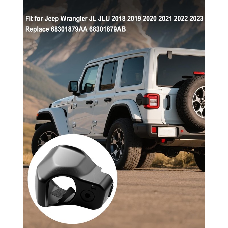 HUFEWU Backup Camera Bezel with Wrench Fit for Jeep Wrangler