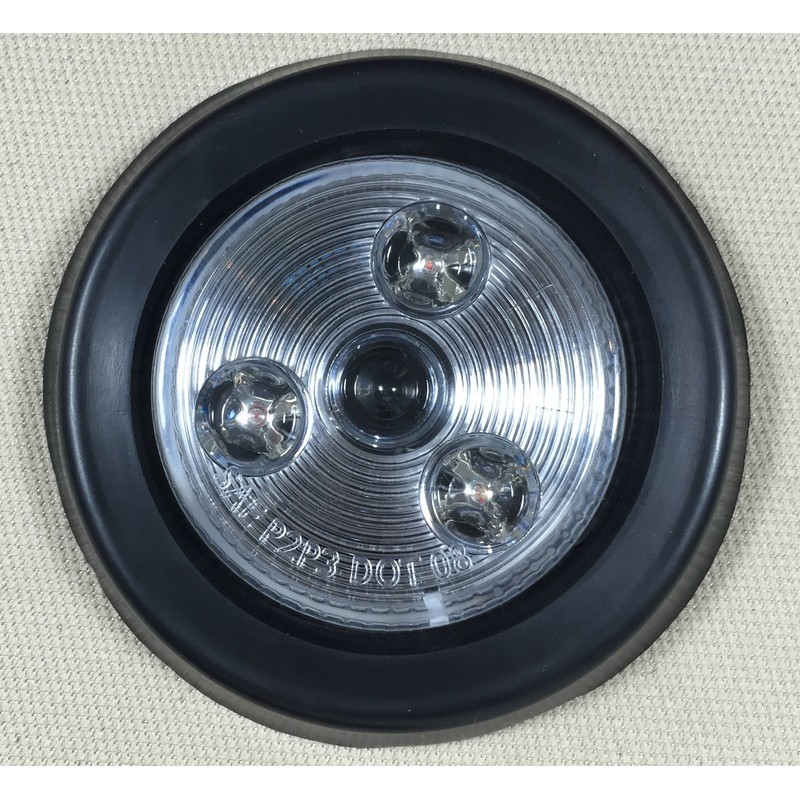 6 PACK OF LONG HAUL CLEAR/CLEAR CLEAR/WHITE LED 2" ROUND