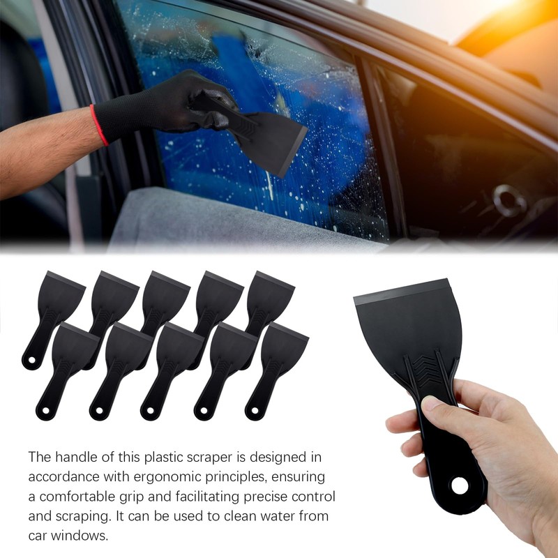 10Pcs Plastic Putty Scraper, Putty Knives for Taping Drywall Spreading