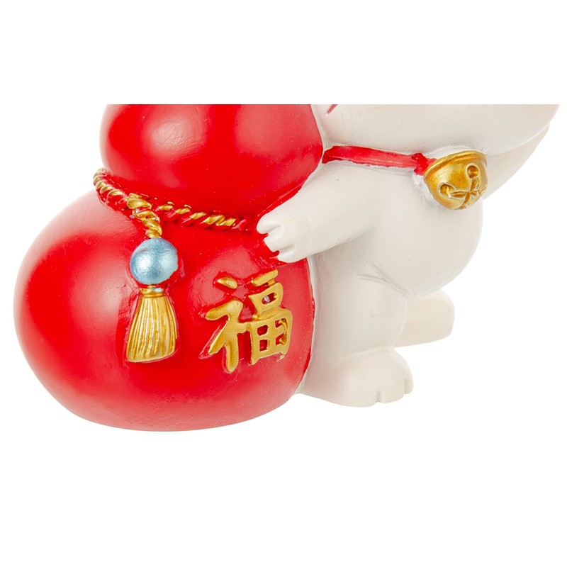 Maneki Neko Statue - Tiny Money Lucky Cat, Caishen Cat,