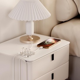 MaybeRain Acrylic Cable Management,Cord Organizer,Cord Holder Management for Tangle-Free Desk & Travel,Phone Charger Holder,Acrylic Desk Accessories （ Clear）