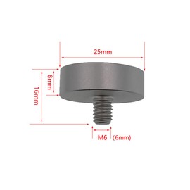 Screw metal universal horizontal bubble water level fixed installation, level, circular bubble (25 * 16mm（M6）)