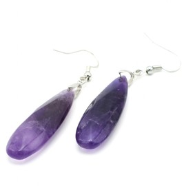 Stud Earrings Made of Natural Stone | Handmade | French Colour |, Stone