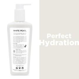 Cosmétiques Créatifs White Pearl Moisturizing Body Lotion with Coconut Butter and Hyaluronic Acid, 8.5 fl. oz.
