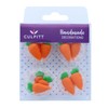 Culpitt 381 Carrot Sugar Pipings 12 Pack, 2.5 Centimetre, Orange