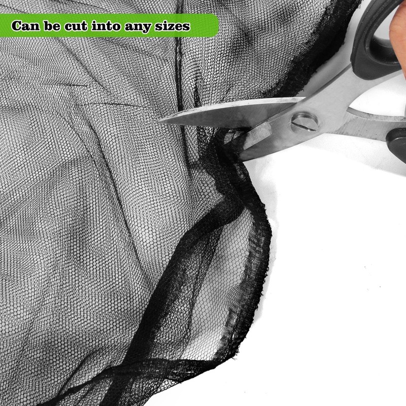20x10Ft Mosquito Netting Garden Mesh Netting, Fly Bird Net Barrier